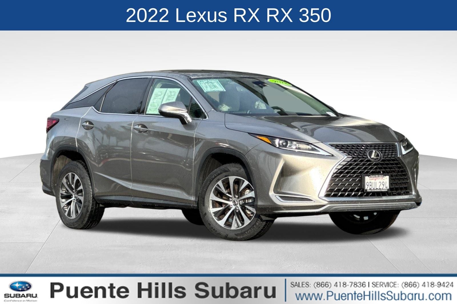 2022 Lexus RX 350