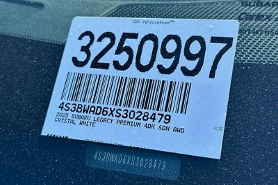 2025 Subaru Legacy Premium