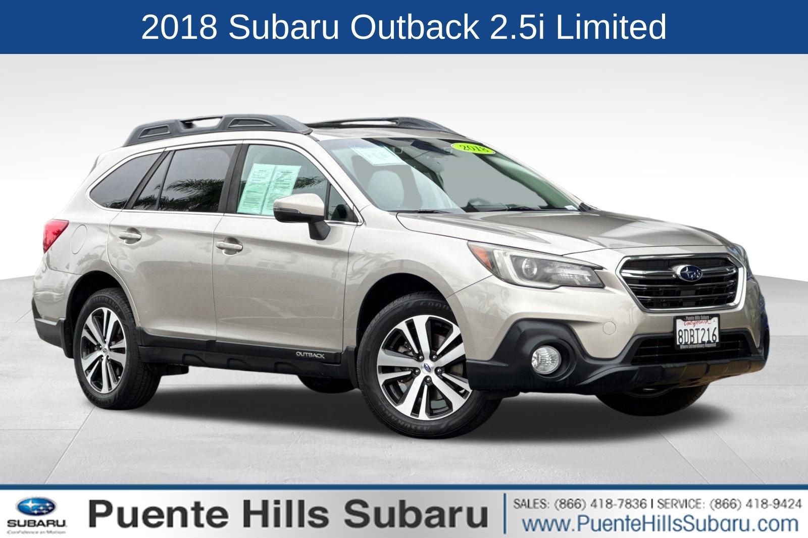2018 Subaru Outback 2.5i Limited