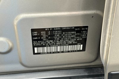 2018 Subaru Outback 2.5i Limited