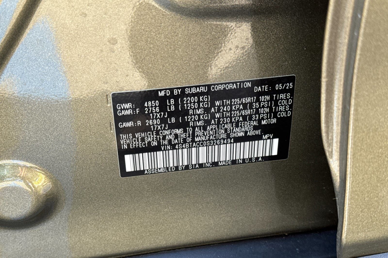 2025 Subaru Outback Premium