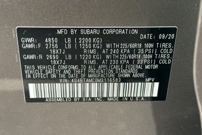 2021 Subaru Outback Limited