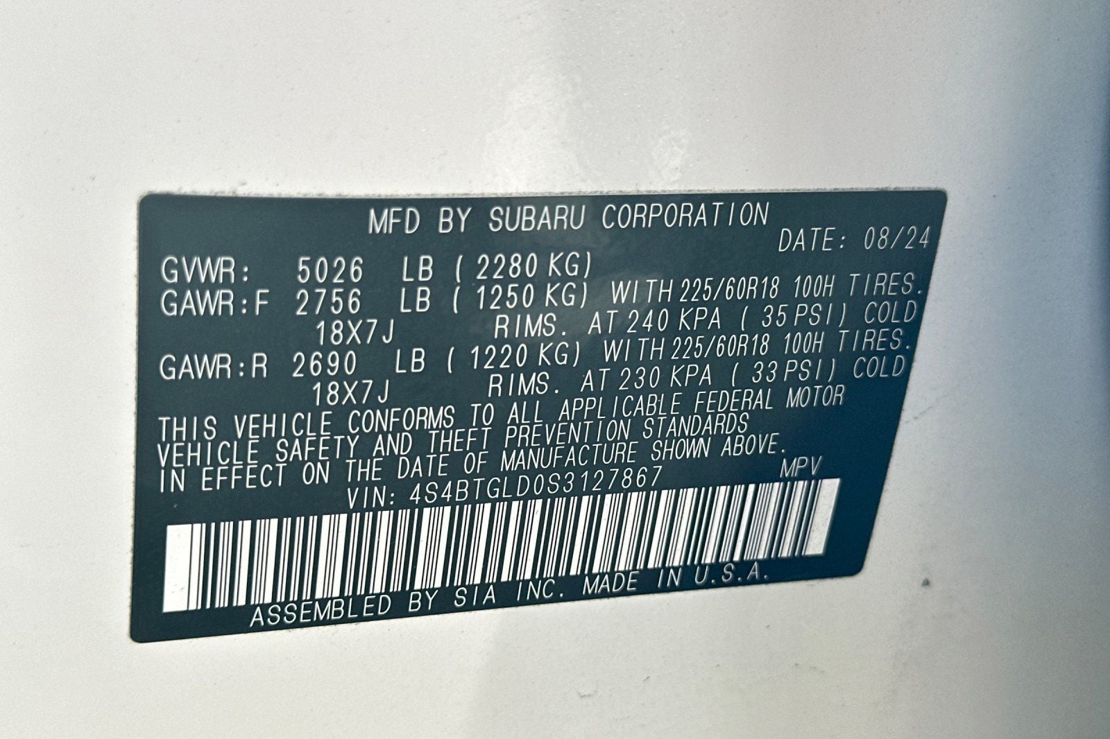 2025 Subaru Outback Onyx Edition XT