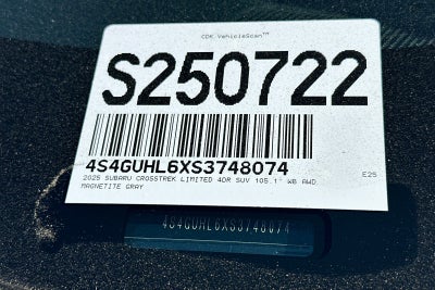 2025 Subaru Crosstrek Limited