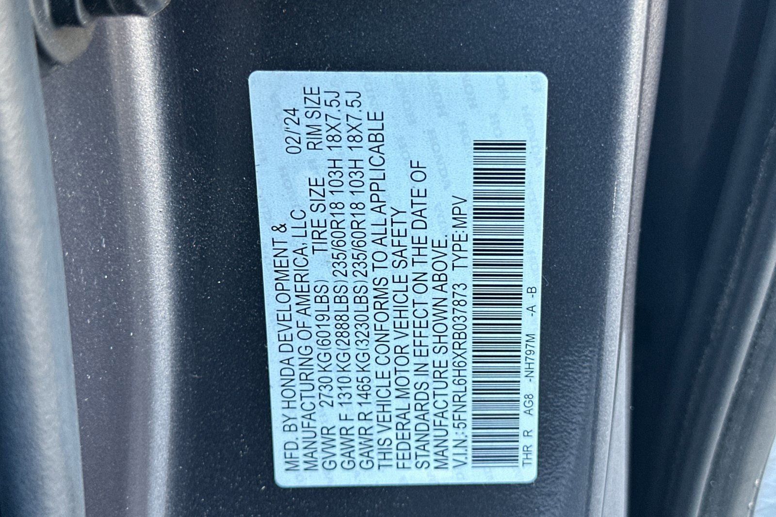 2024 Honda Odyssey EX-L
