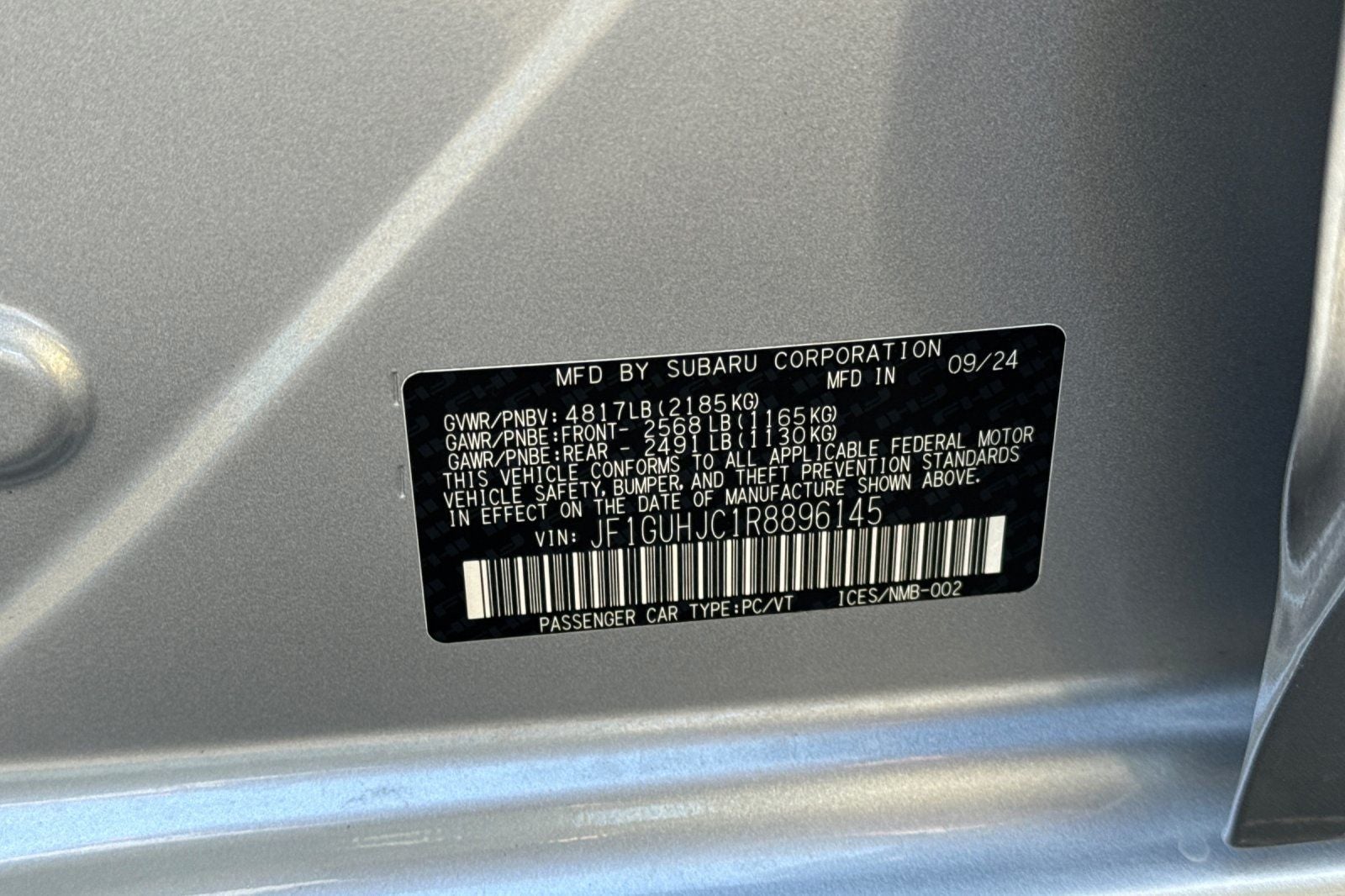 2024 Subaru Impreza 2.5RS