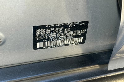 2022 Subaru WRX Base