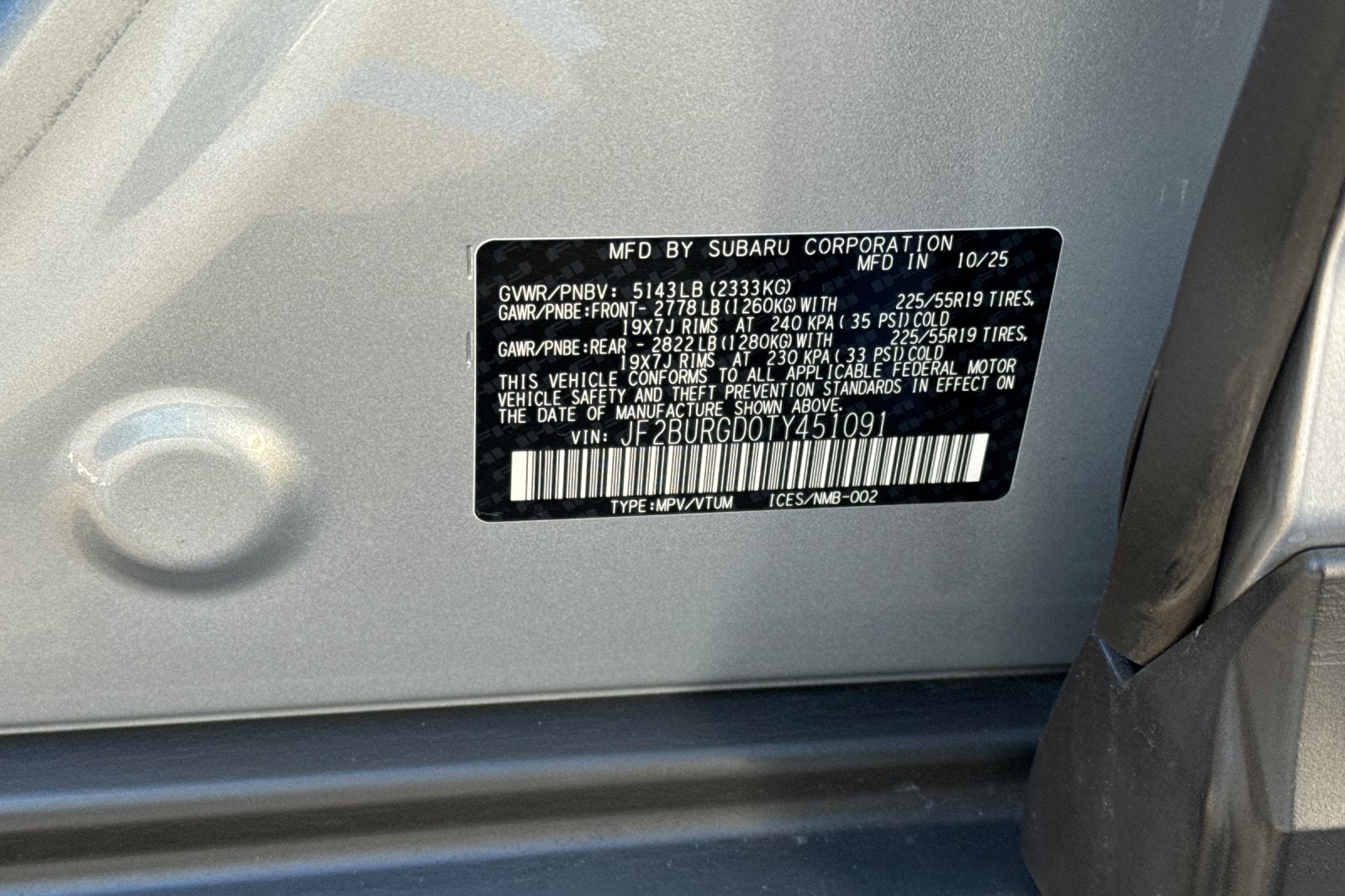 2026 Subaru Outback Limited XT