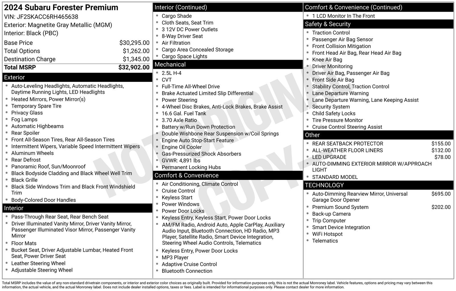 2024 Subaru Forester Premium