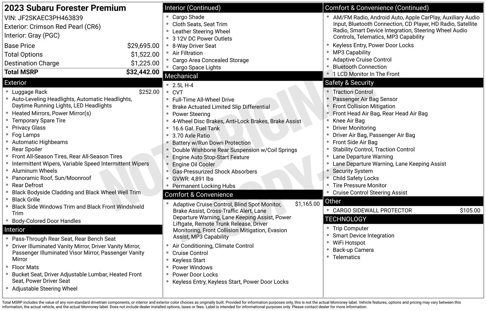 2023 Subaru Forester Premium