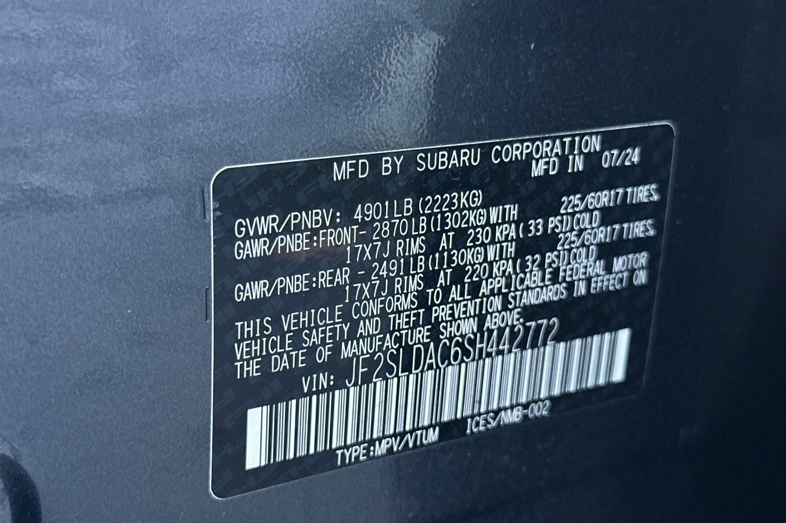 2025 Subaru Forester Base