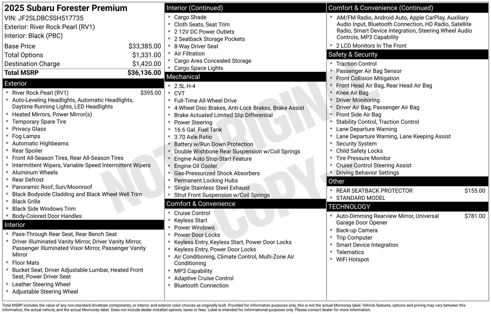 2025 Subaru Forester Premium
