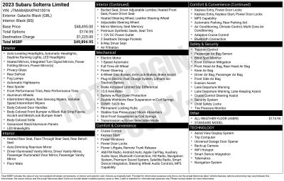 2023 Subaru Solterra Limited