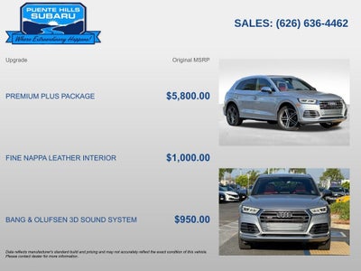 2019 Audi SQ5 3.0T Premium Plus quattro