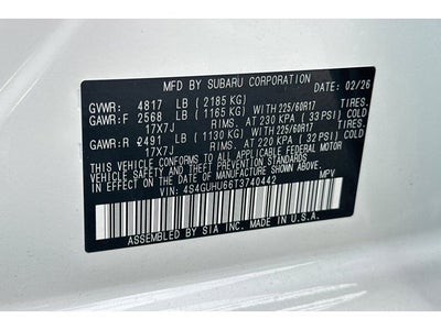 2026 Subaru Crosstrek Wilderness