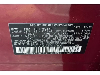 2026 Subaru Forester Standard Model