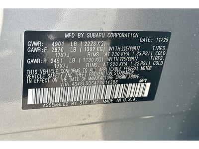 2026 Subaru Forester Premium