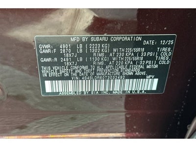 2026 Subaru Forester Limited