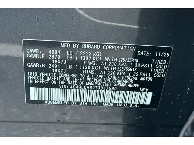 2026 Subaru Forester Limited