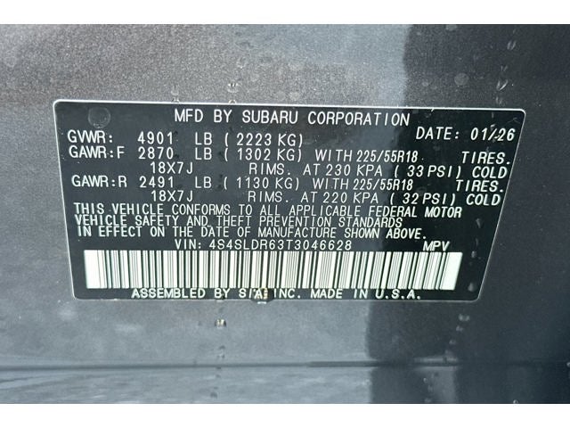 2026 Subaru Forester Limited