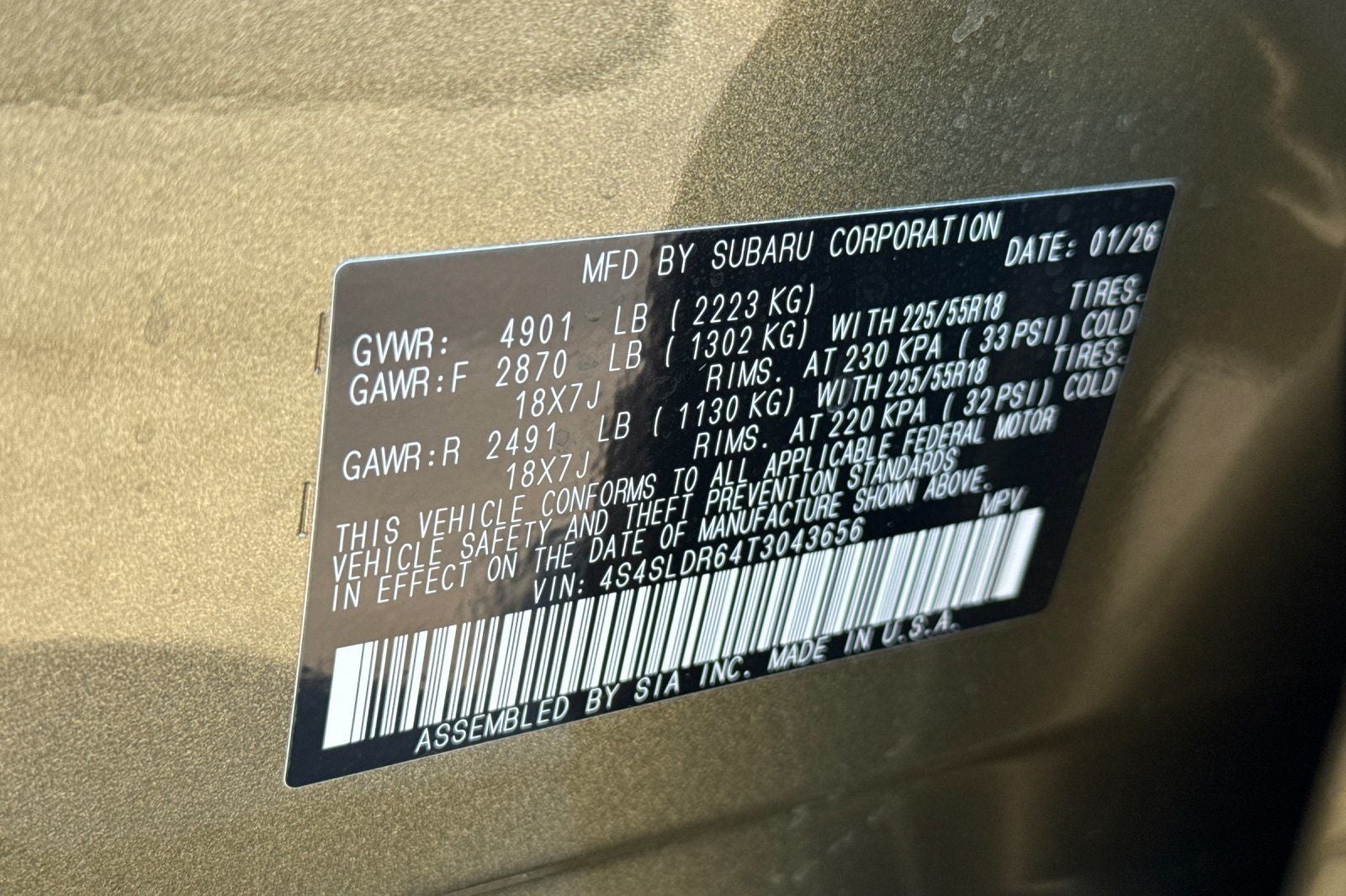 2026 Subaru Forester Limited