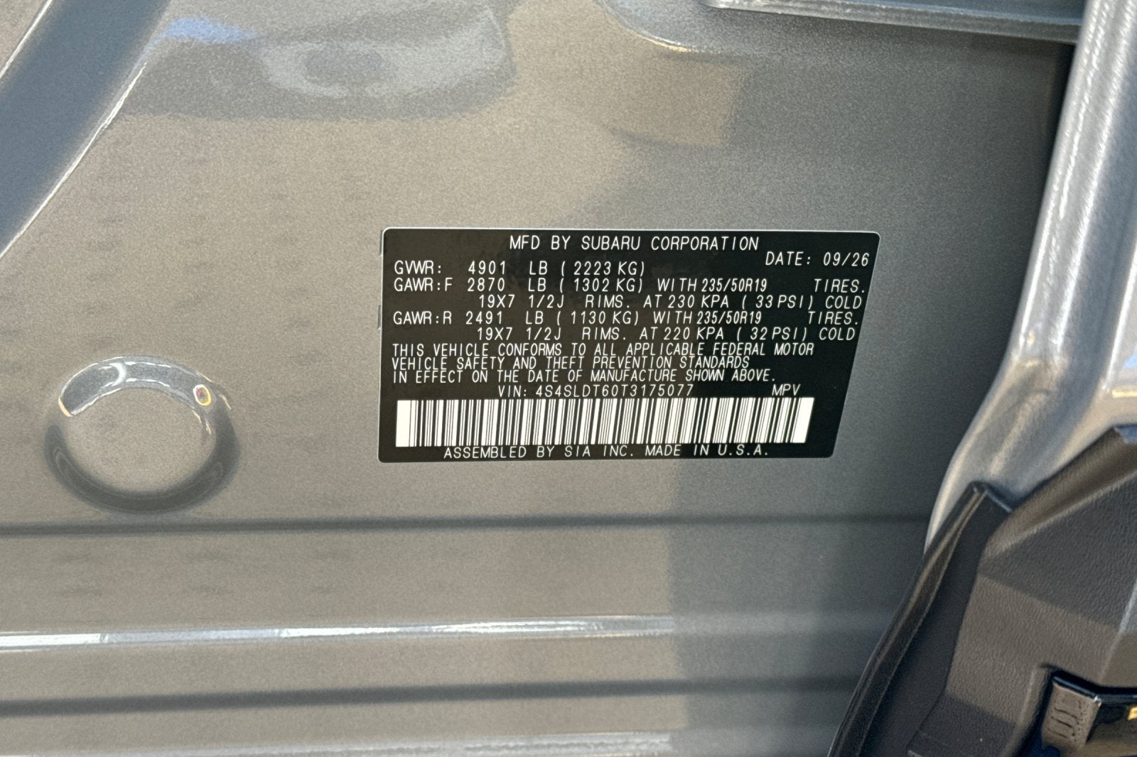 2026 Subaru Forester Touring