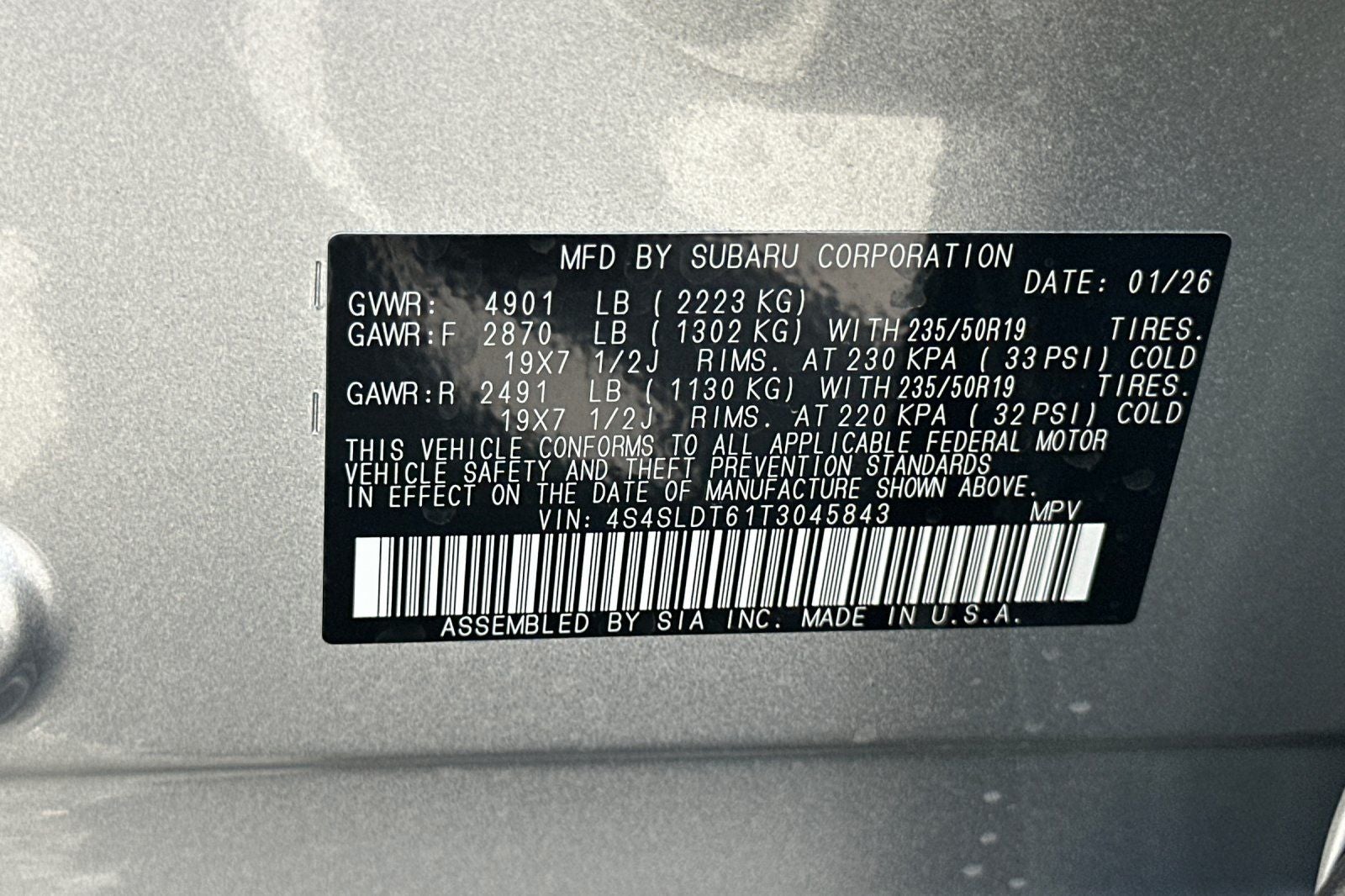 2026 Subaru Forester Touring