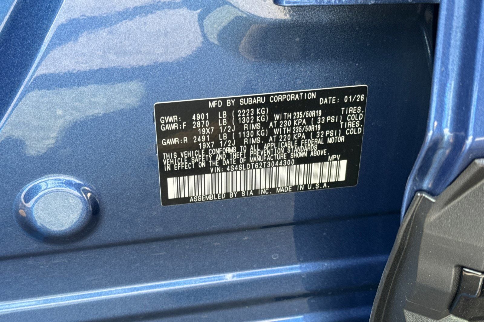 2026 Subaru Forester Touring