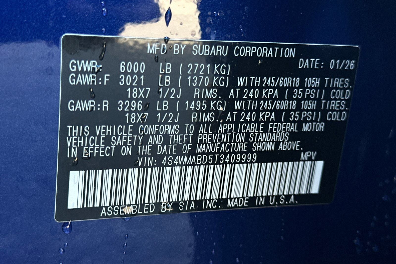 2026 Subaru Ascent Premium 7-Passenger