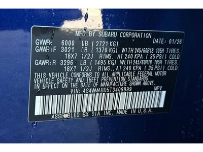 2026 Subaru Ascent Premium 7-Passenger