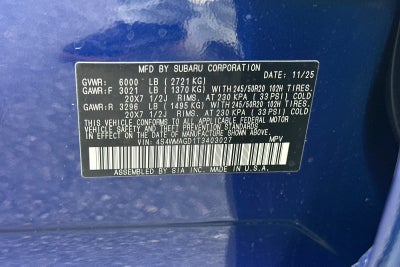 2026 Subaru Ascent Limited 7-Passenger