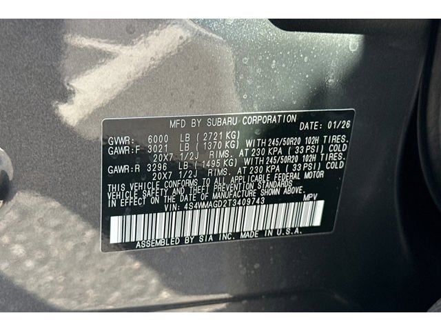 2026 Subaru Ascent Limited 7-Passenger