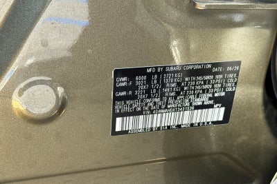 2026 Subaru Ascent Limited Bronze Edition 7-Passenger