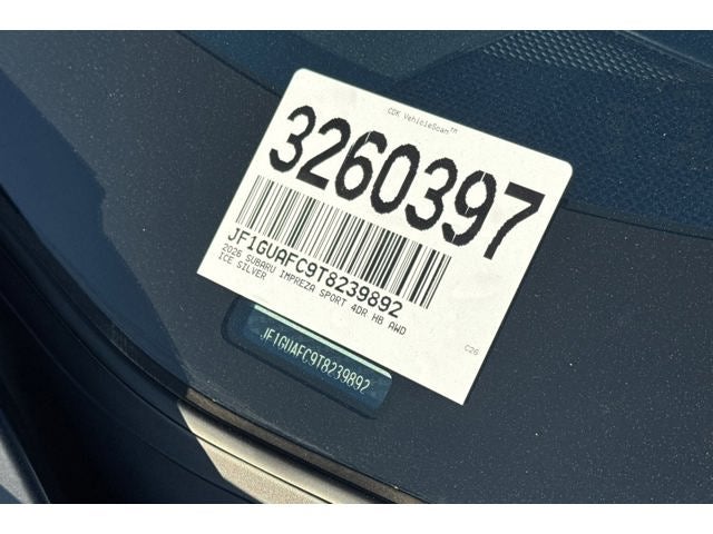 2026 Subaru Impreza Sport