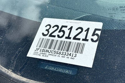 2025 Subaru Impreza RS