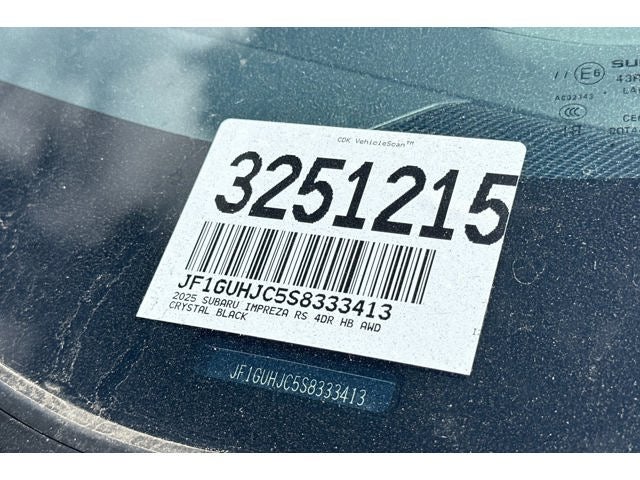 2025 Subaru Impreza RS