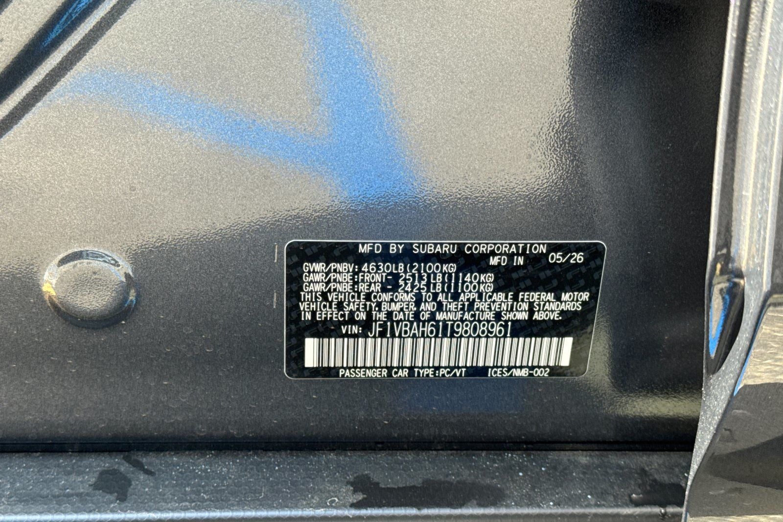 2026 Subaru WRX Premium