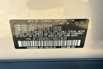 2026 Subaru WRX Premium