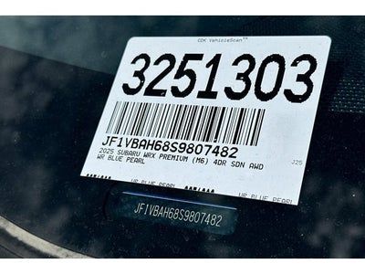 2025 Subaru WRX Premium