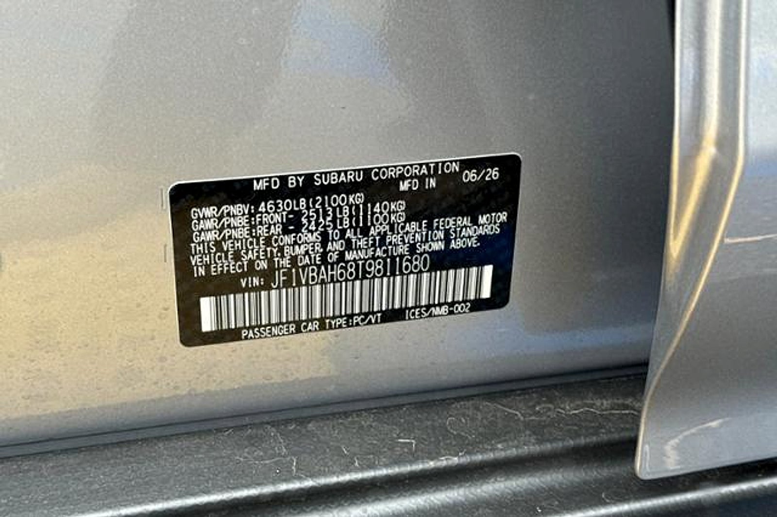 2026 Subaru WRX Premium