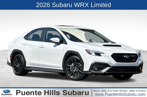 2026 Subaru WRX Limited