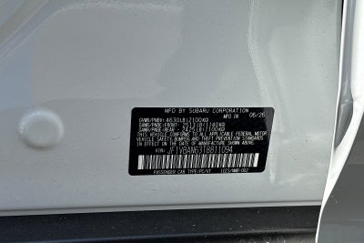 2026 Subaru WRX Limited