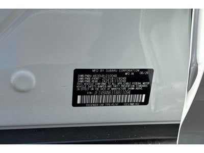 2026 Subaru WRX Limited