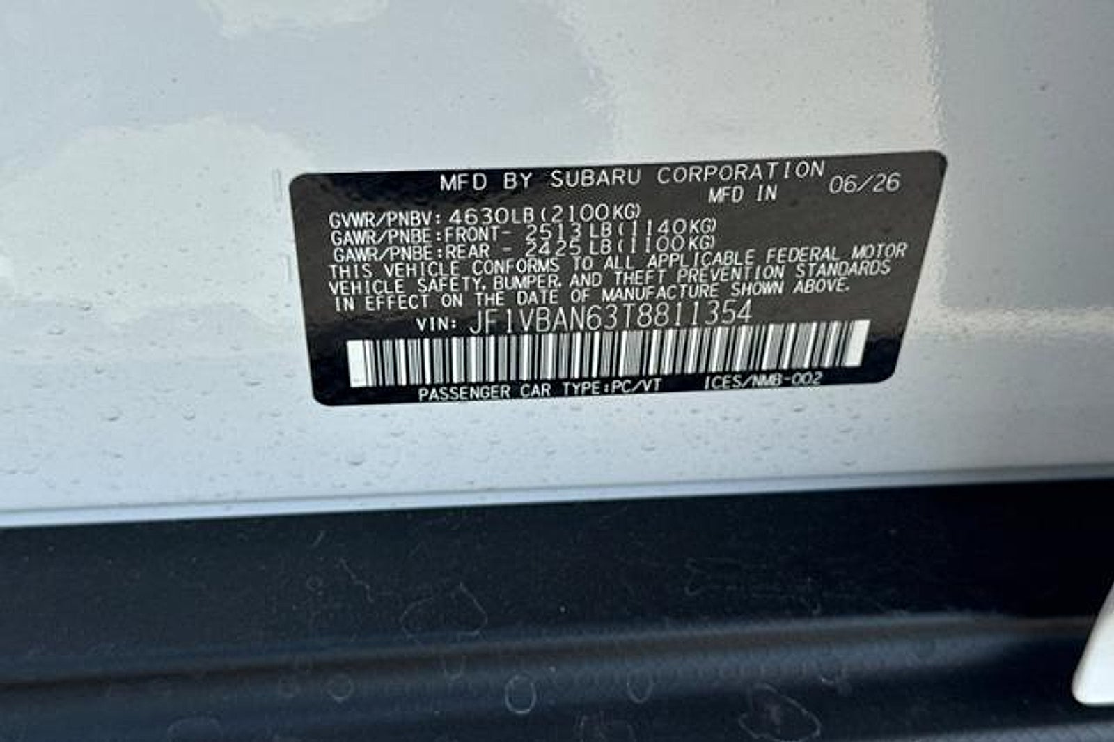 2026 Subaru WRX Limited