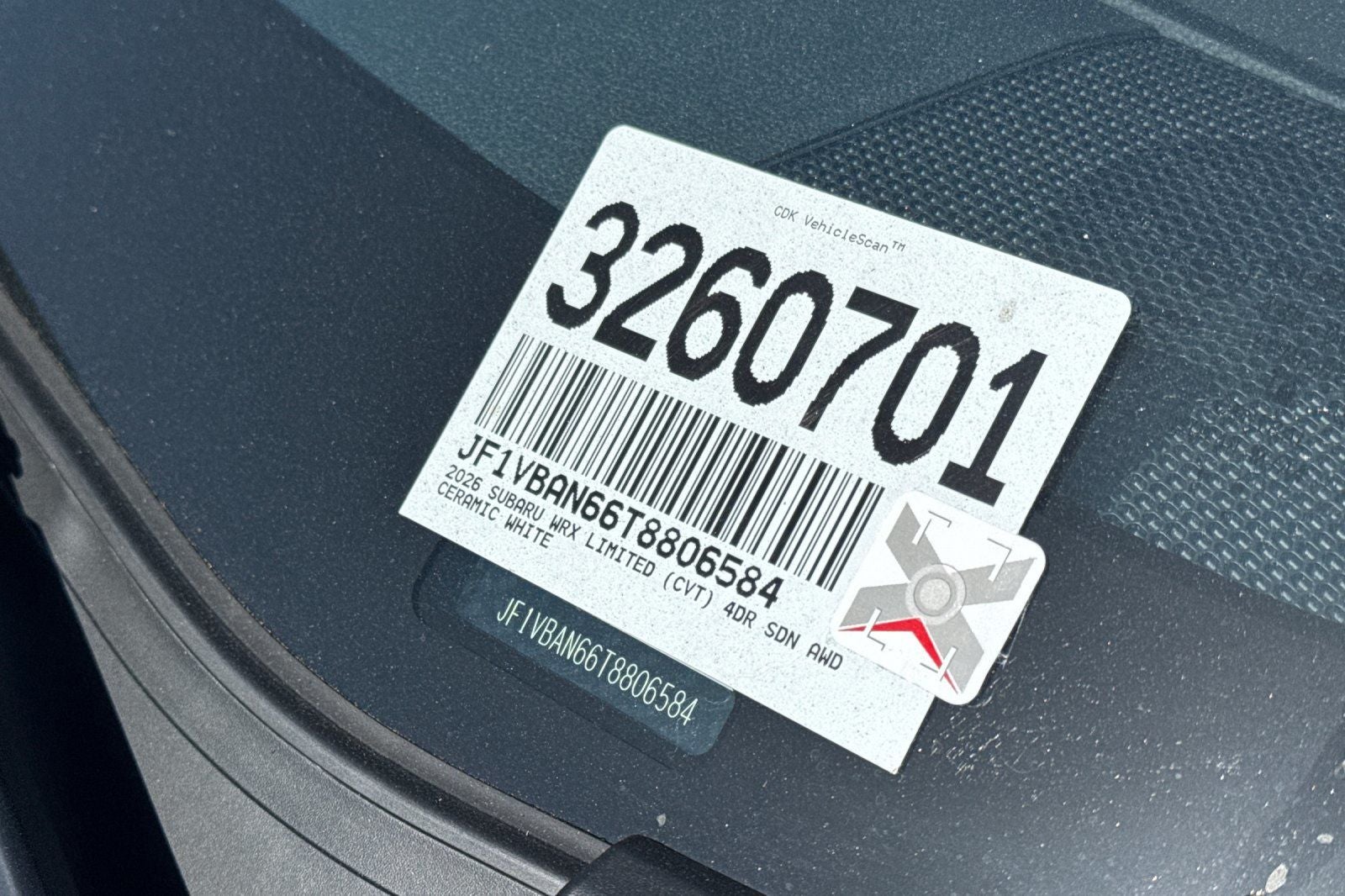 2026 Subaru WRX Limited