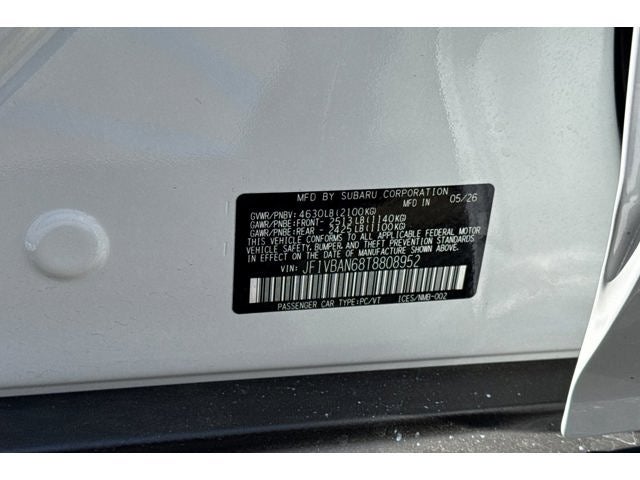 2026 Subaru WRX Limited
