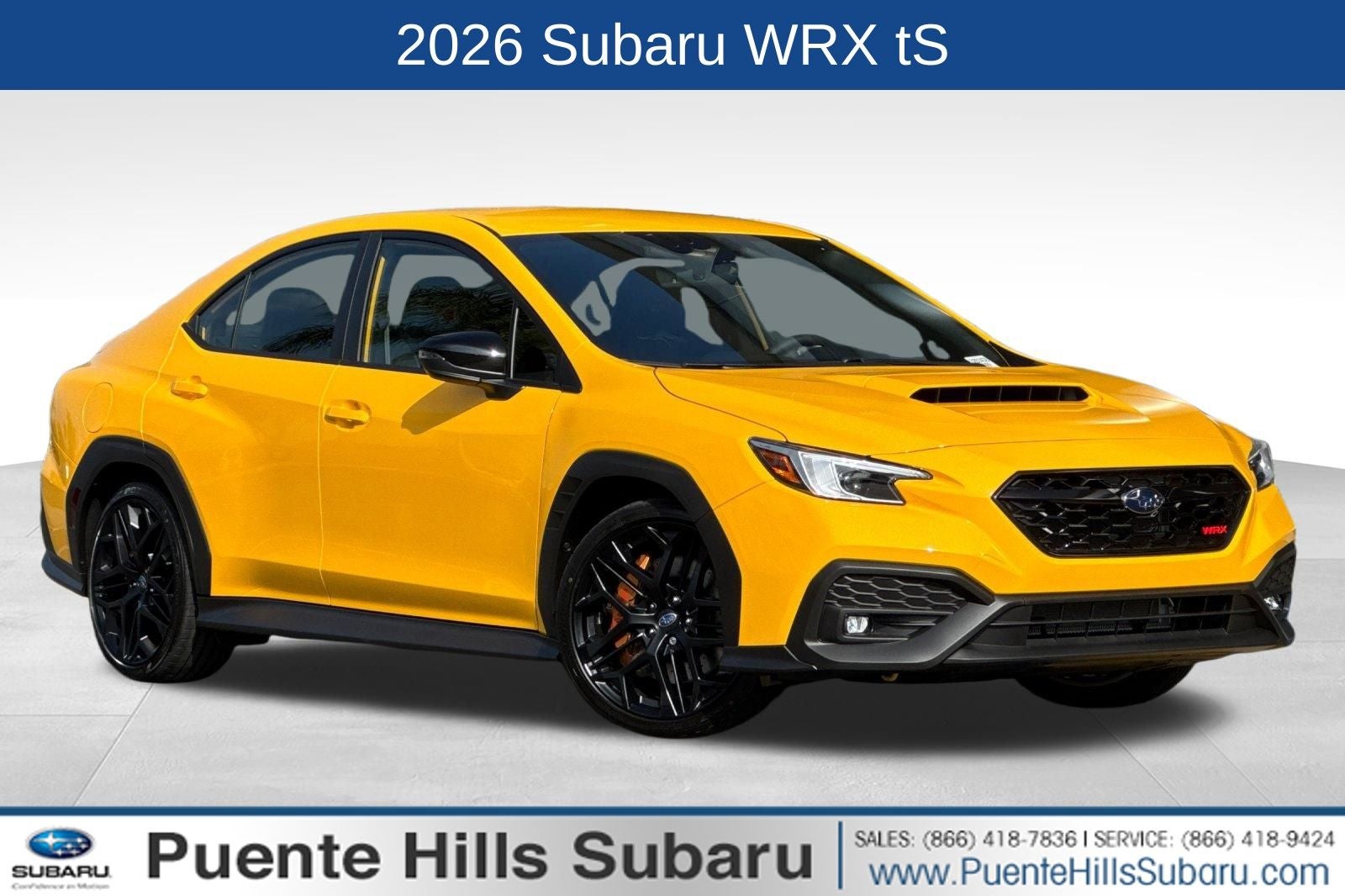 2026 Subaru WRX Series.Yellow