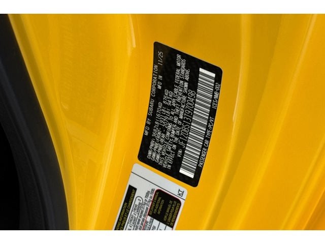 2026 Subaru BRZ Series. Yellow