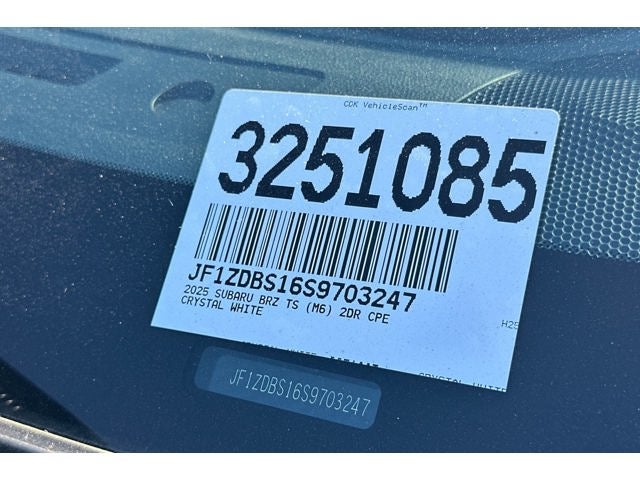 2025 Subaru BRZ TS