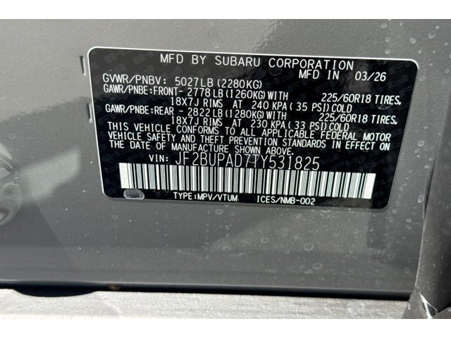 2026 Subaru Outback Premium